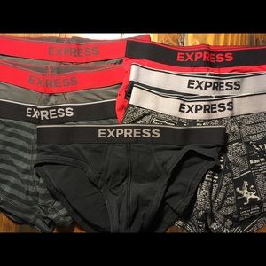 Lot of EXPRESS Men’s 6 Boxer Briefs and 1 Briefs